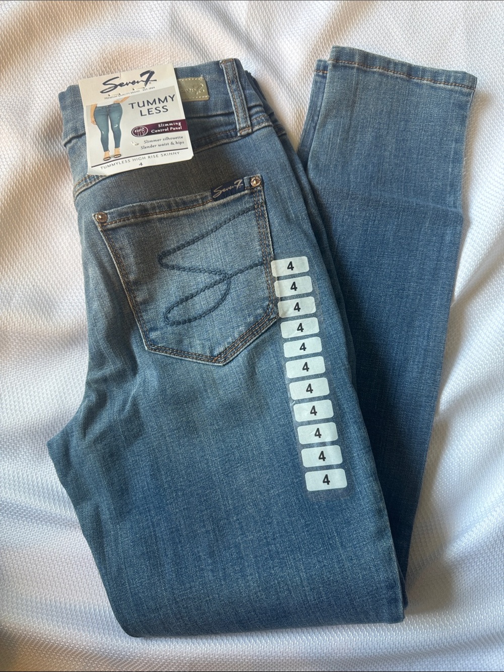 Seven7 Women's High-Rise Jeans in Medium Blue